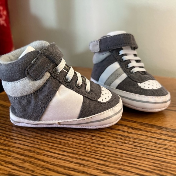 First Steps 3-6m grey/white sneakers - Infant Baby - Picture 5 of 6